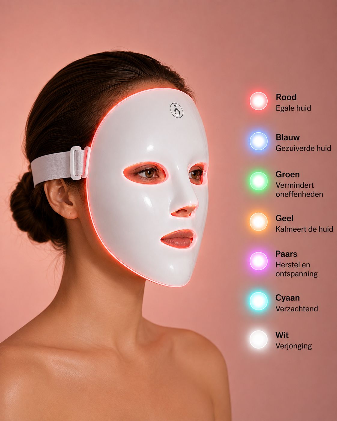 LED Gezichtsmasker – 7 Lichtmodi