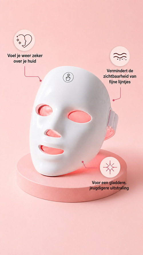 LED Gezichtsmasker – 7 Lichtmodi